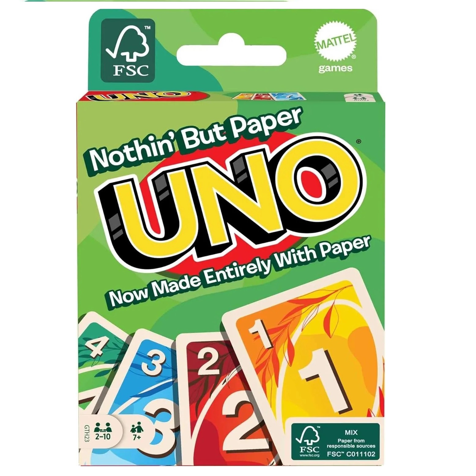 Juego De Cartas Uno Sostenible Mattel Games.